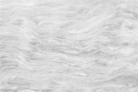 White Mineral Wool With A Visible Texture Stock Image Image Of