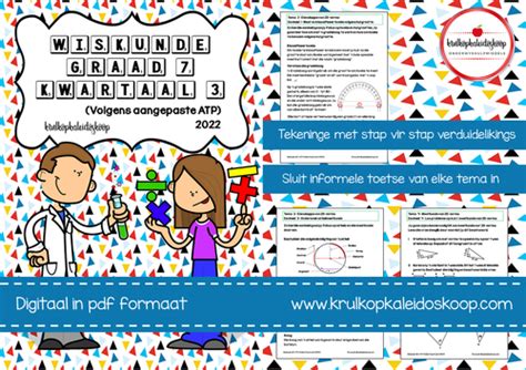 Gr7 Wiskunde Kwartaal 3 Pakket 2021 2023 Krulkopkaleidoskoop