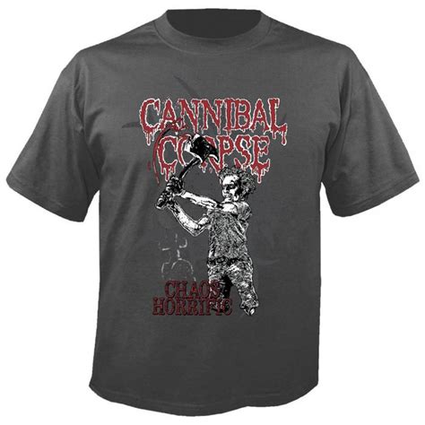 CANNIBAL CORPSE Chaos Horrific Bootleg Charcoal T Shirt