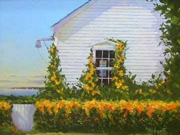 Captain S Cottage By Barbara Applegate Oil 8 X 10 Oil Painting