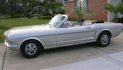 Silver Frost 1966 Ford Mustang Convertible Photo Detail