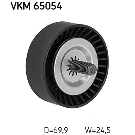 Deflection Guide Pulley V Ribbed Belt SKF VKM 65054 Trodo