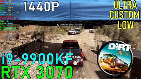 Dirt Rally RTX 3070 9900KF Max Settings 1440P YouTube