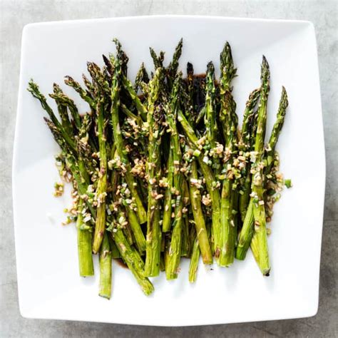 Broiled Asparagus with Soy-Ginger Vinaigrette | America's Test Kitchen Recipe