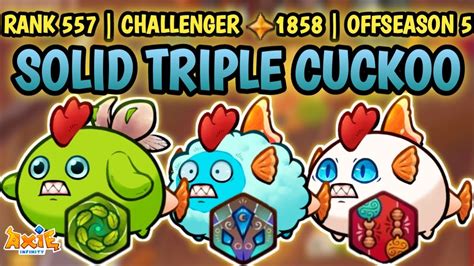 ONE PUNCH TRIPLE CUCKOO BUILD TEAM AXIE ORIGIN INFINITY LEADERBOARD