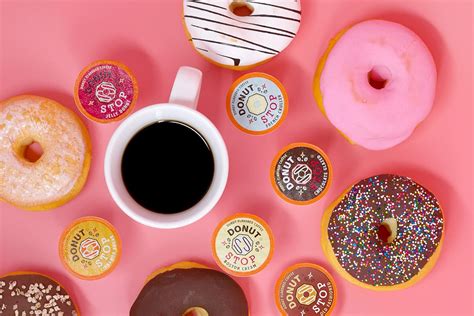 Donut Stop C Psulas De Caf Saborizadas Compatibles Con Cafeteras K Cup