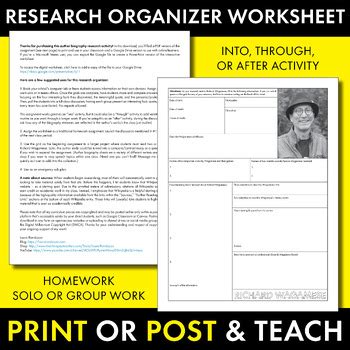 Richard Wagamese Author Study, Biography, Research Activity, PDF & Google Drive