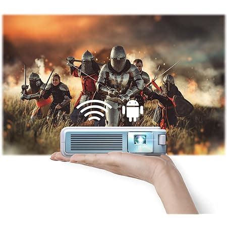 OTHA Mini Projecteur Portable Pico Projecteur WiFi Bluetooth Soutien