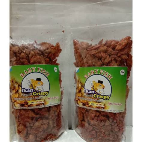 Jual Ikan Crispy Babyfish Pepetek Gurih Pedas Shopee Indonesia