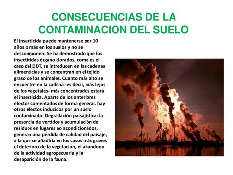 PPT CONTAMINACIÓN DEL SUELO PowerPoint Presentation free download