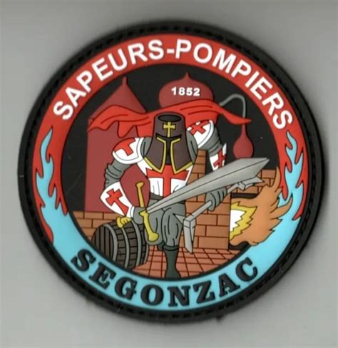 ÉCUSSON POMPIER SECURITE civile sdis pompiers Paris bspp SEGONZAC SDIS