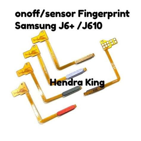 Jual Flexibel Flexible On Off Samsung J6 Plus Sensor Fingerprint J610