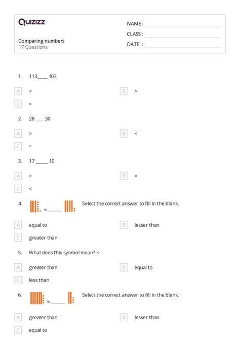 50 Comparing Weight Worksheets For 1st Grade On Quizizz Free And Printable