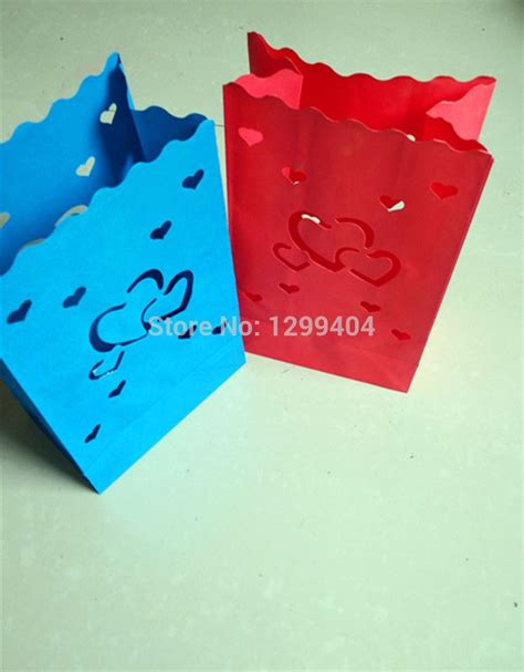 26 15 9cm New Arrival 100pcs Lot Tea Light Holder Luminaria Paper