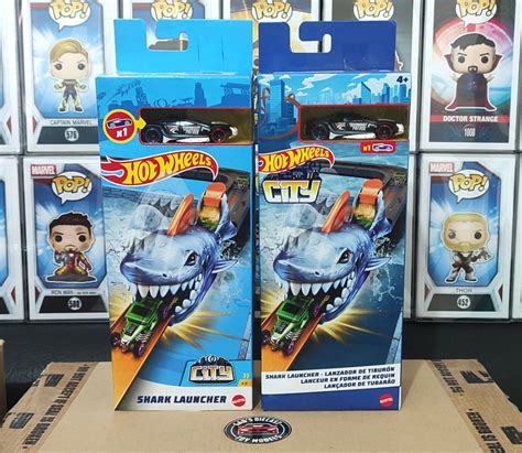 Hot Wheels Shark Launcher Playset Hobbies Toys Toys Games On Carousell