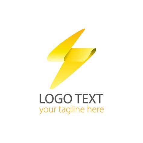 3d Lightning Bolt Vector Art PNG Abstract Yellow Lightning Bolt Logo