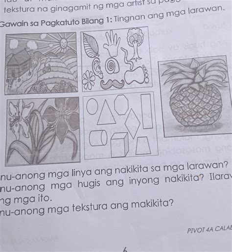 Anu Anong Mga Linya Ang Nakikita Sa Mga Larawan Anu Anong Mga Hugis