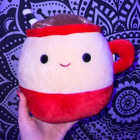 Squishmallows Accessories Nwt Squishmallow Marshina The Hot Chocolate Drink 8 Inches Plush