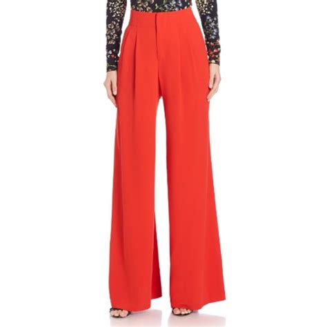 Alice Olivia Pants And Jumpsuits Alice Olivia Eloise Pleated Wide