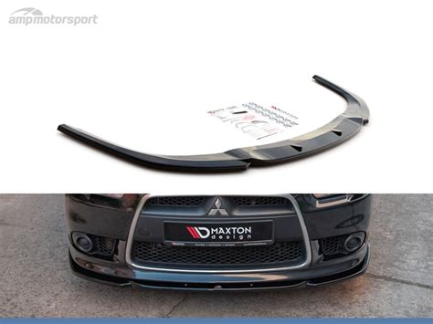 Spoiler Lip Dianteiro Mitsubishi Lancer Look Carbono Motorsport