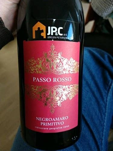 Passo Rosso Negroamaro Primitivo Vivino US