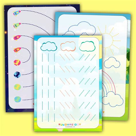 Printable Pre Writing Pencil Control Worksheets For Kindergarten