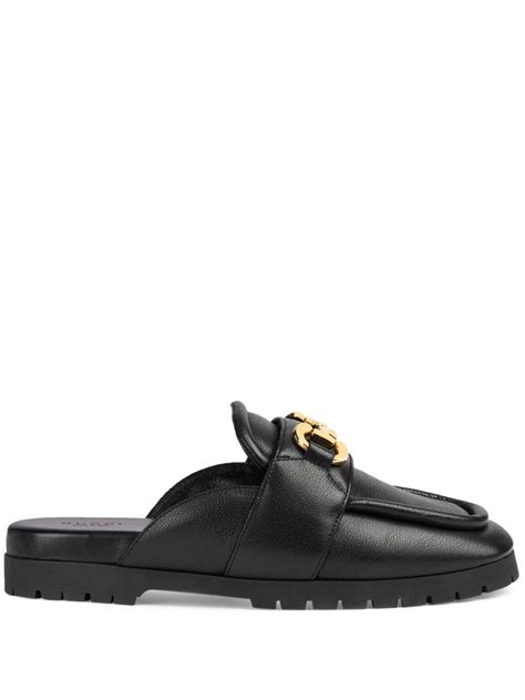 Gucci Horsebit Leather Mules Farfetch