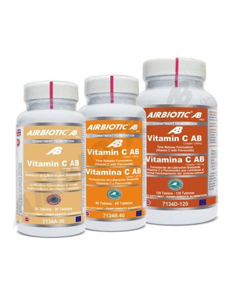 Vitamina C Mg Liberaci N Sostenida Airbiotic Comprimidos