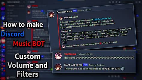 How To Make A Discord Music Bot With Filter Custom Volumes No