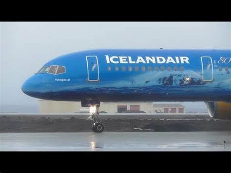 8 Minutes Of Plane Spotting At Keflavik Airport Iceland YouTube