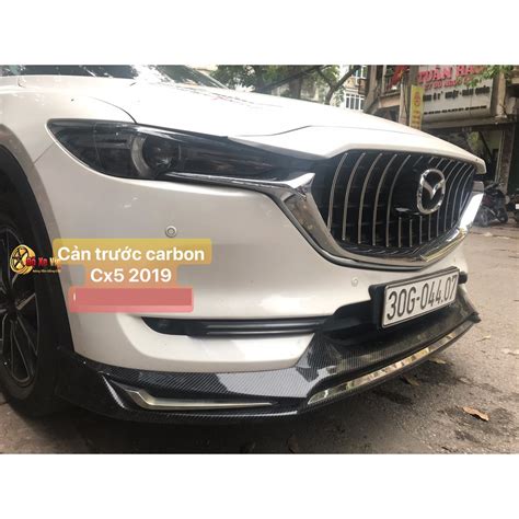 Ốp Lip Cản Trước Xe Cx8 Cx5 2018 2019 2020 2021 2022 Mẫu Carbon Và Đen