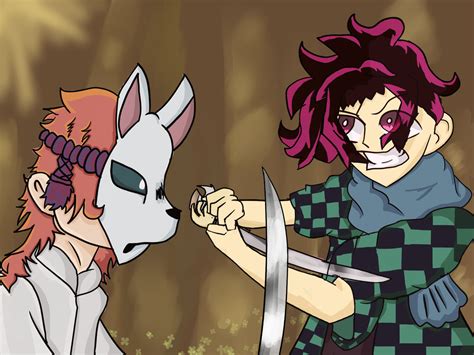 Tanjiro vs Sabito by meodog25 on DeviantArt