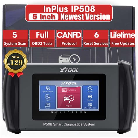 XTOOL InPlus IP508 OBD II Automotive Diagnostic Scan Tool ABS Check