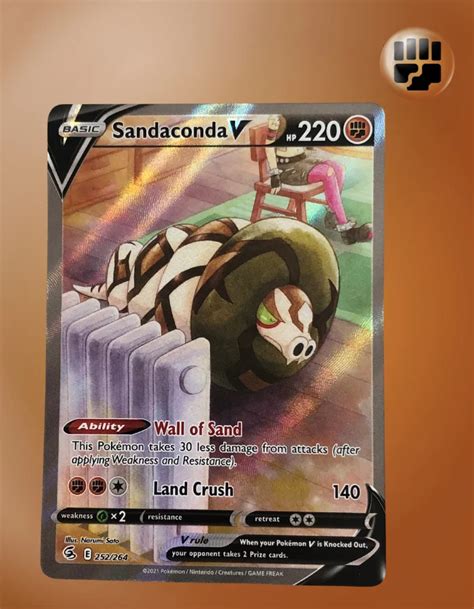 Sandaconda V 257 264 Fusion Strike TCG Coleccionistas