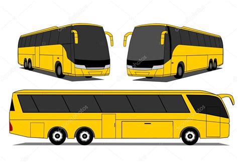 Coach Bus Stock Vector Brudercz