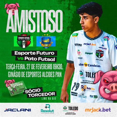 Esporte Futuro confirma amistoso contra o Pato Futsal em casa Plantão