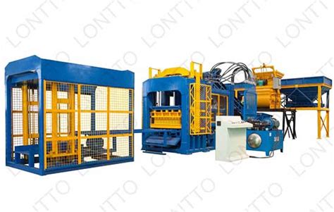 QT10 15 Automatic Hydraulic Concrete Block Making Machine LONTTO