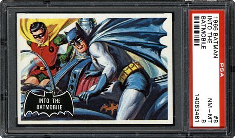 1966 Batman Black Bat Into The Batmobile Psa Cardfacts®