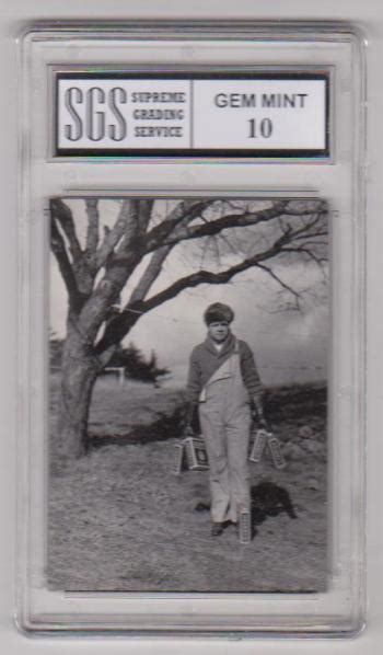 Graded Gem Mint 10 Babe Ruth 1993 Megacards Ruthian Shots 2 Card