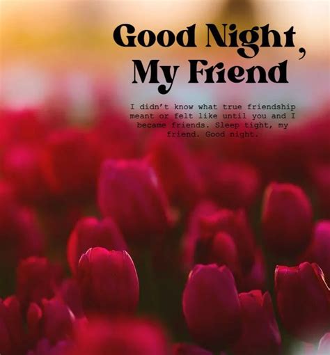 45 Good Night Messages For Friends With Images