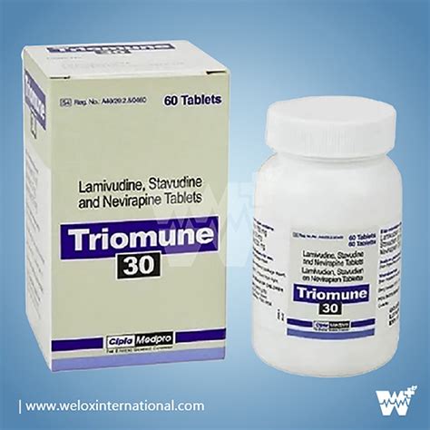 Lamivudine And Stavudine And Nevirapine Triomune Mg Mg Mg