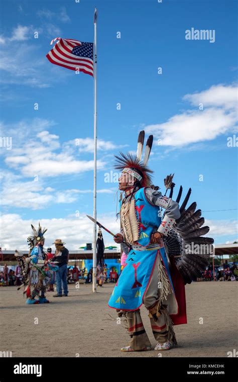 The Men S Traditional Dance Is One Of The Main Events Of The Powwow