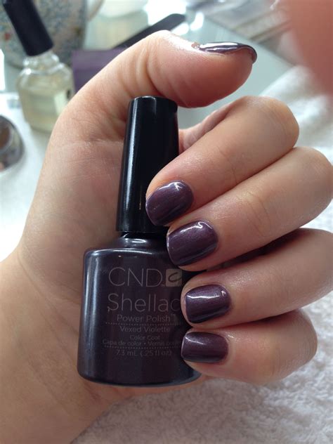 Shellac Manicure Claramay Beauty Vexed Violet Colour Really Versatile Colour Great For All