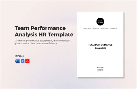 Team Performance Analysis Hr Template In Word Pdf Google Docs