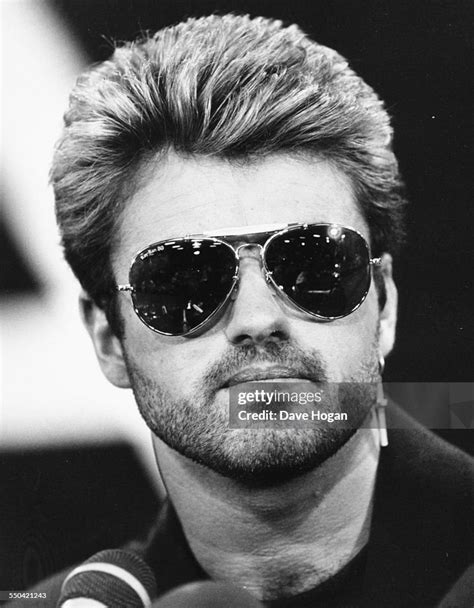 Portrait Of Singer George Michael Wearing Sunglasses April 15th 1988