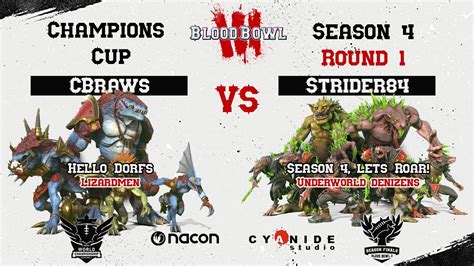 Champions Cup Playoffs Season Round Cbraws Lizardmen Vs