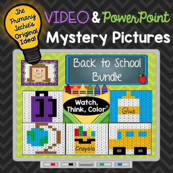 Back To School Bundle Watch Think Color Mystery Pictures Expanding