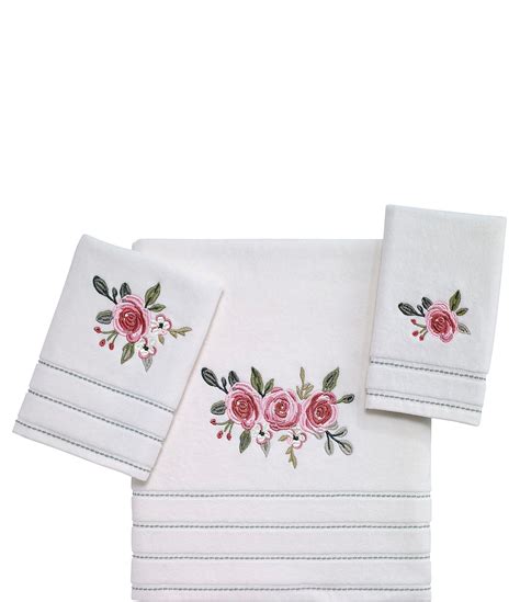 Avanti Linens Spring Garden Embroidered Piece Bath Towel Set Dillard S