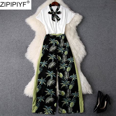 High Quality Summer Fashion Designer Runway Suit Piece Set Women