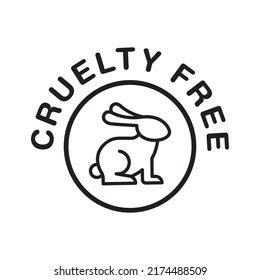 Cruelty Free Logo Black White Seamless Stock Vector (Royalty Free ...